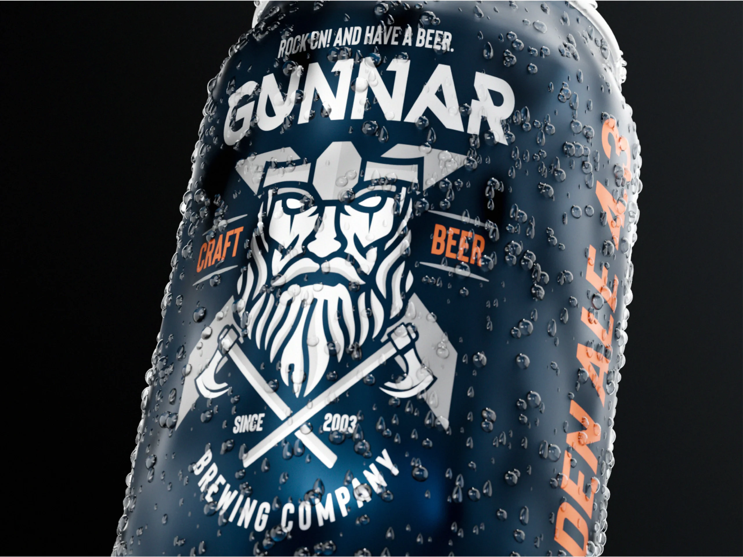 Gunnar beer branding
