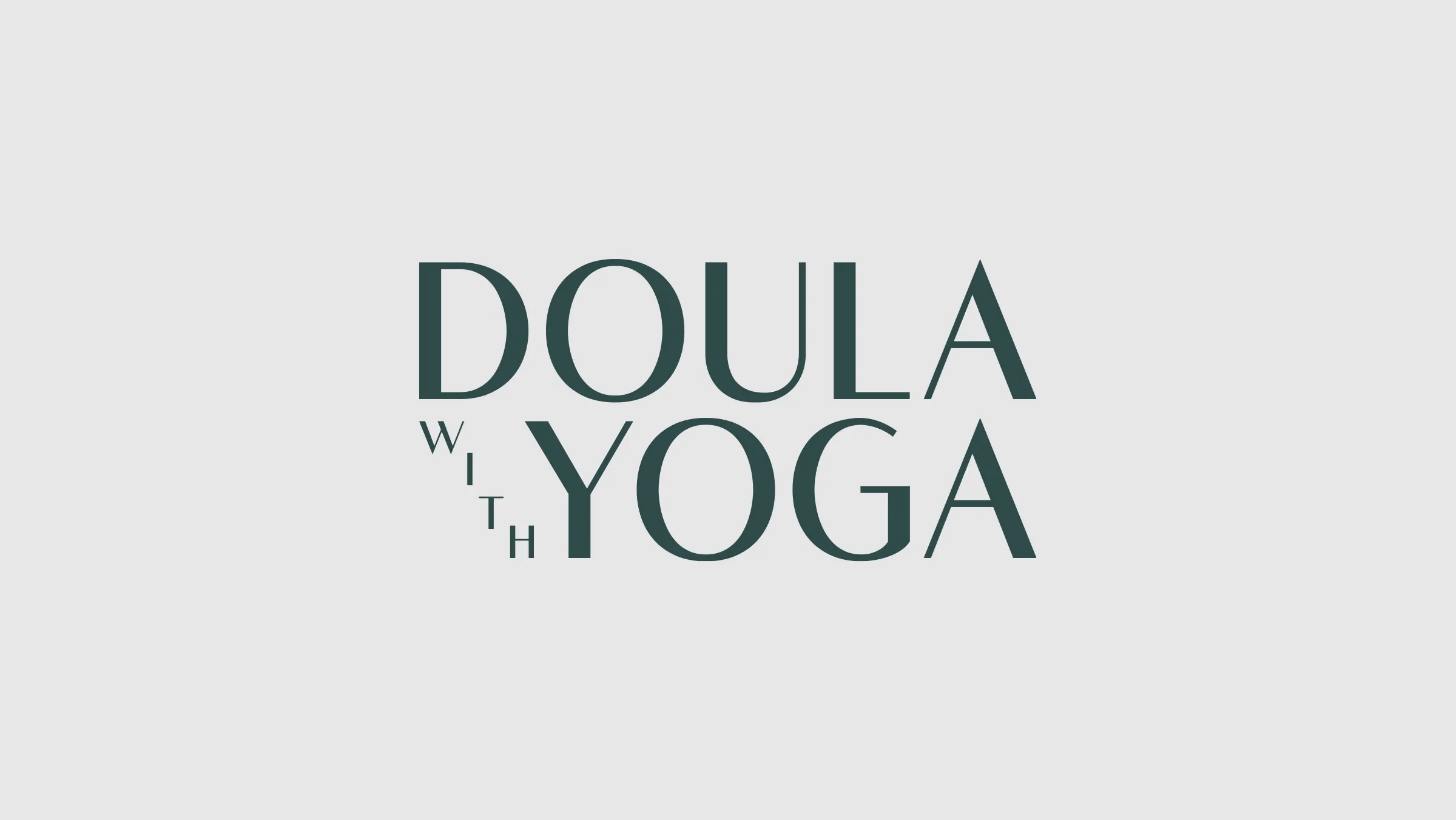 Doula with Yoga branding