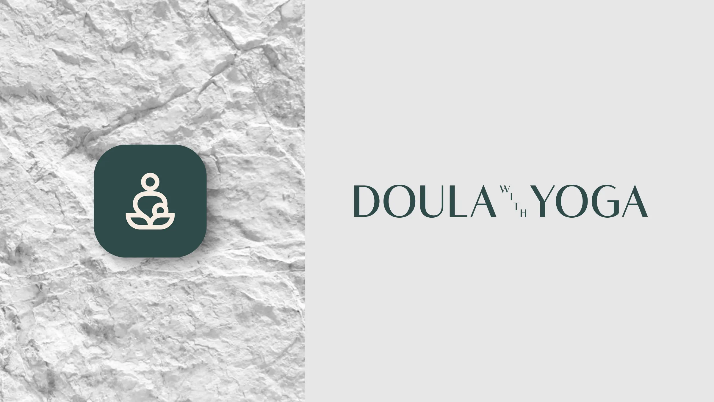 Doula with Yoga branding detail