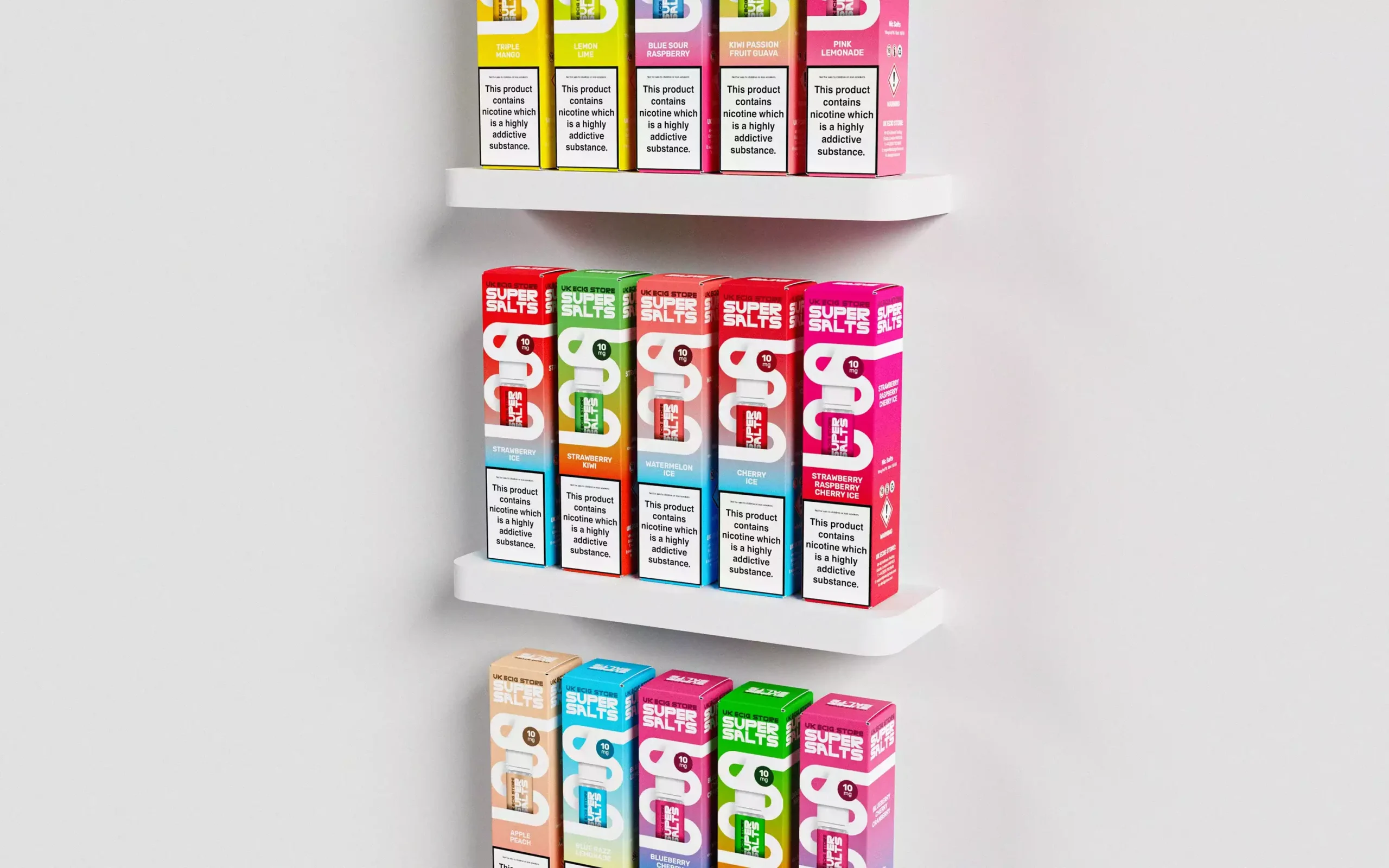 Super Salts retail display