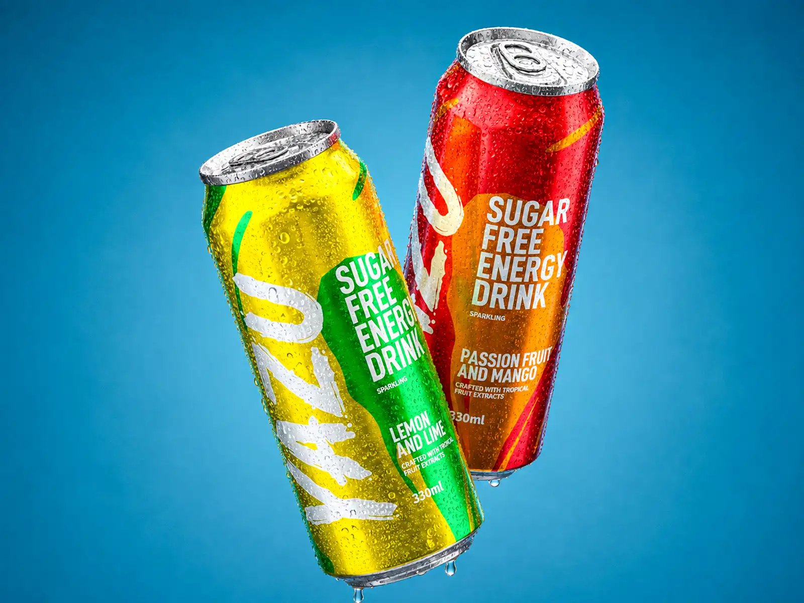 YAZU Energy Drink packaging